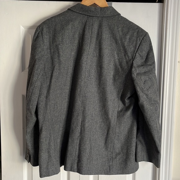 Vintage Pendleton Gray Wool Blazer Jacket Womens size  16 - Picture 2 of 8